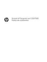 HP DesignJet T210 Printer Instrukcja obsługi