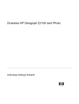 HP DesignJet Z2100 Photo Printer series Instrukcja obsługi