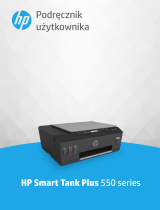 HP Smart Tank Plus 551 Wireless All-in-One Instrukcja obsługi