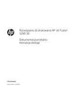 HP Jet Fusion 5200 3D Printer Instrukcja obsługi