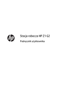 HP Z1 All-in-One G2 Workstation Instrukcja obsługi