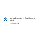 HP TouchSmart 610-1100 Desktop PC series Instrukcja obsługi