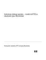 HP Compaq dc5750 Microtower PC instrukcja obsługi