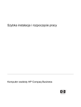 HP Compaq dx2300 Microtower PC Skrócona instrukcja obsługi