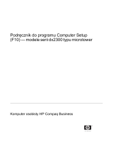 HP Compaq dx2300 Microtower PC instrukcja