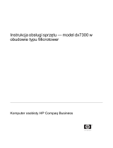 HP Compaq dx7300 Microtower PC instrukcja obsługi