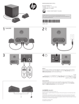 HP Gaming Speakers X1000 Skrócona instrukcja obsługi