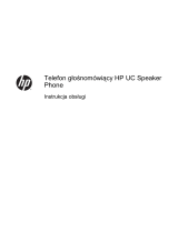 HP UC Speaker Phone Instrukcja obsługi