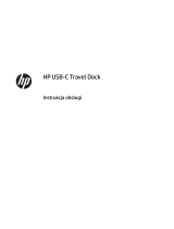 HP USB-C Travel Port Replicator Instrukcja obsługi
