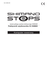 Shimano SC-EM800 Instrukcja obsługi