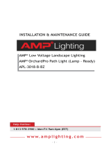 AMP Lighting OrchardPro APL-3018-B-BZ Installation & Maintenance Manual