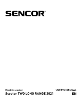 Sencor Scooter TWO LONG RANGE 2021 Instrukcja obsługi