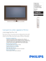 Philips 32PF9551/10 Product Datasheet
