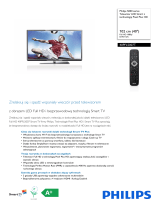 Philips 40PFL5007T/12 Product Datasheet