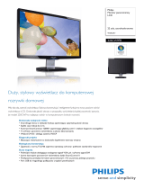 Philips 220CW9FB/00 Product Datasheet