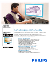 Philips 248X3LFHSB/00 Product Datasheet