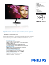 Philips 227E4LHAB/01 Product Datasheet