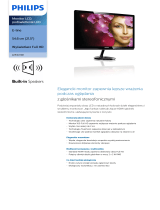 Philips 227E4LHAB/00 Product Datasheet