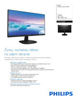 Philips 273V7QJAB/00 Product Datasheet