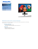 Philips 203V5LSB26/10 Product Datasheet