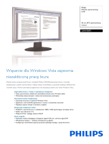 Philips 220WS8FS/00 Product Datasheet