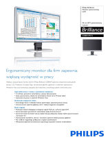 Philips 220BW9CS/00 Product Datasheet