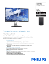 Philips 258B6QJEB/00 Product Datasheet