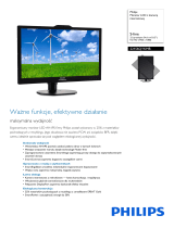 Philips 221S6QYKMB/00 Product Datasheet