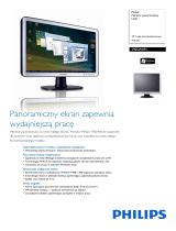 Philips 190SW8FS/00 Product Datasheet