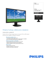 Philips 243S5LJMB/01 Product Datasheet