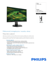 Philips 230B8QJEB/01 Product Datasheet