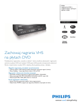 Philips DVDR3432V/12 Product Datasheet