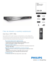 Philips DVDR3595H/58 Product Datasheet