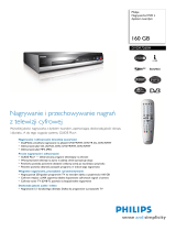 Philips DVDR7260H/58 Product Datasheet