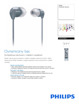 Philips SHE3590GY/10 Product Datasheet