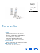 Philips D2552W/05 Product Datasheet