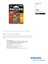 Philips LR03PB5A/10 Product Datasheet