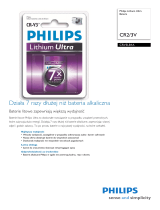 Philips CRV3LB1A/10 Product Datasheet