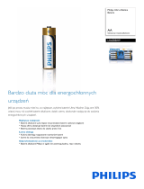 Philips LR6E8BHP/10 Product Datasheet