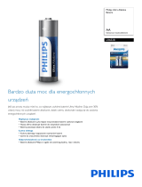 Philips LR6E2B/10 Product Datasheet