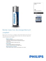 Philips LR6E4B/10 Product Datasheet