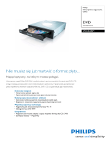 Philips SPD2520BM/00 Product Datasheet