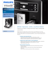 Saeco HD8943/29 Product Datasheet