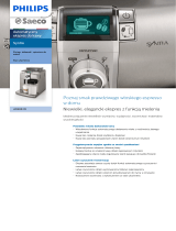 Saeco HD8838/09 Product Datasheet