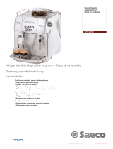 Saeco RI9724/01 Product Datasheet