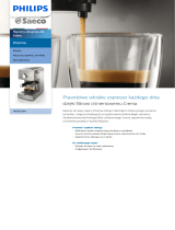 Saeco HD8327/99 Product Datasheet