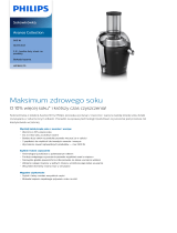 Philips HR1869/70 Product Datasheet