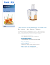 Philips HR1853/55 Product Datasheet