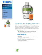 Philips HR1832/52 Product Datasheet