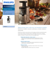 Philips HR1882/31 Product Datasheet